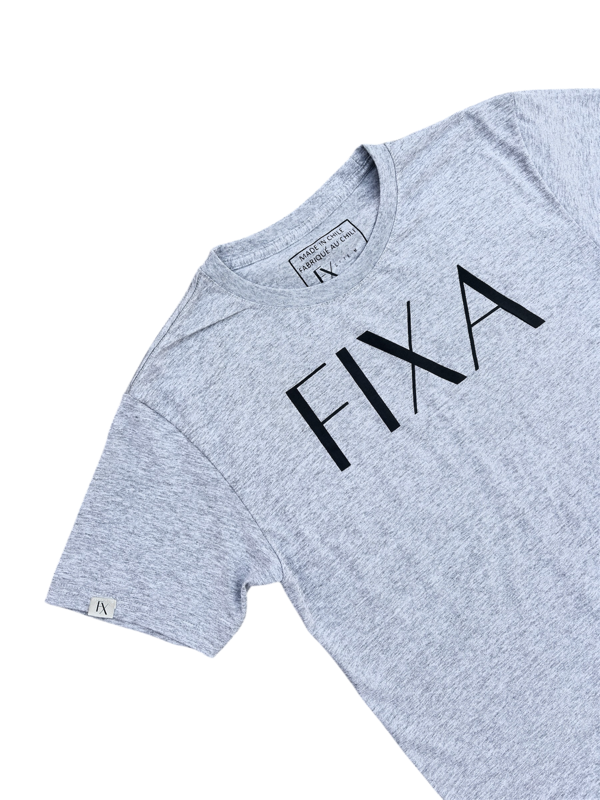 Polera FIXA CLASSIC gris melange