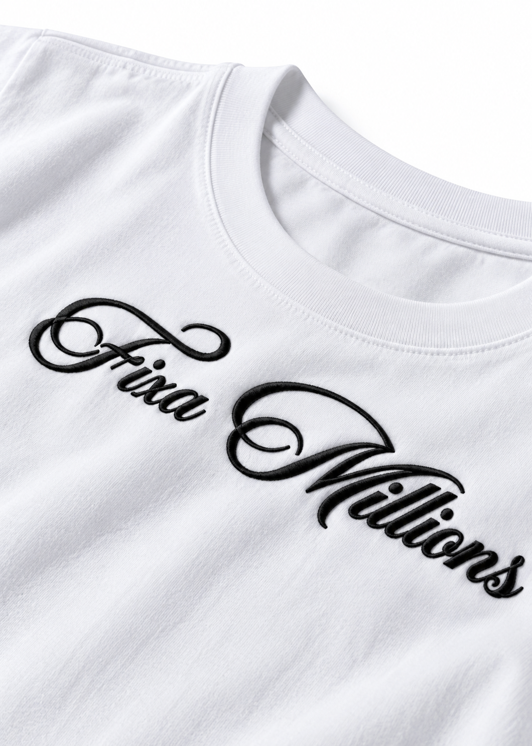 Polera STARS WHITE bordado