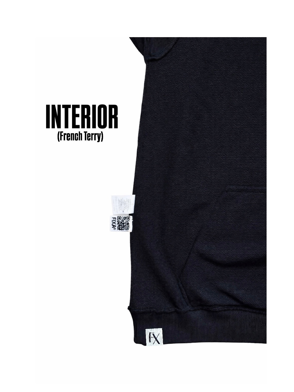 Hoodie FX VERANO logo negro