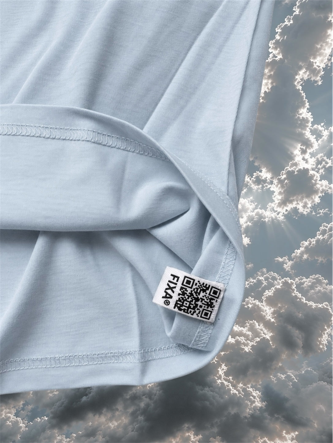 POLERA 𝗕𝗔𝗦𝗜𝗖 𝗣𝗥𝗘𝗠𝗜𝗨𝗠 - ICE BLUE