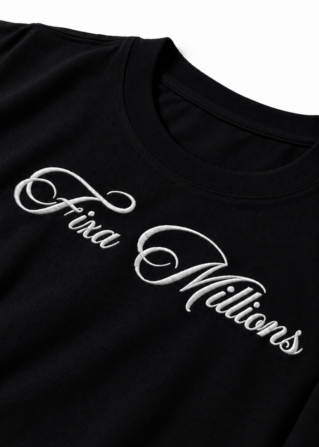 Polera STARS BLACK bordado