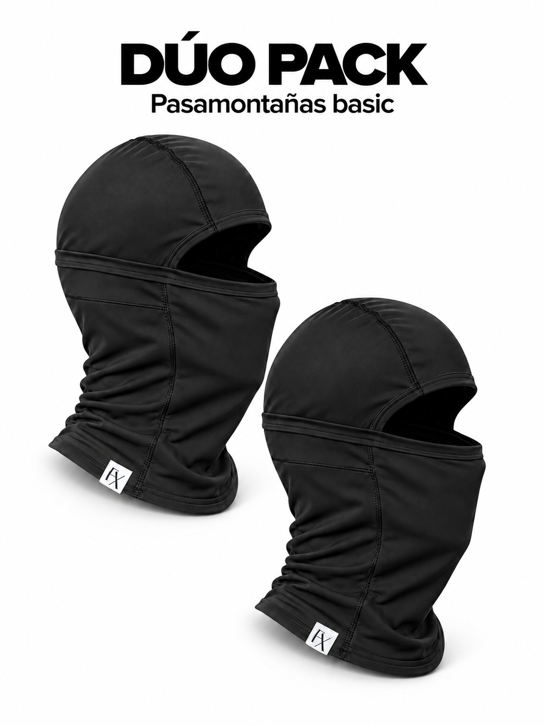DÚO PACK pasamontañas basic